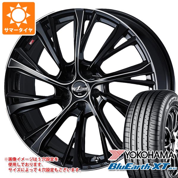 【タイヤ交換対象】サマータイヤ 215/55R17 94V ヨコハマ ブルーアースXT AE61 レオニス JG 7.0-17 タイヤホイール4本セット｜タイヤ１番 102,135円