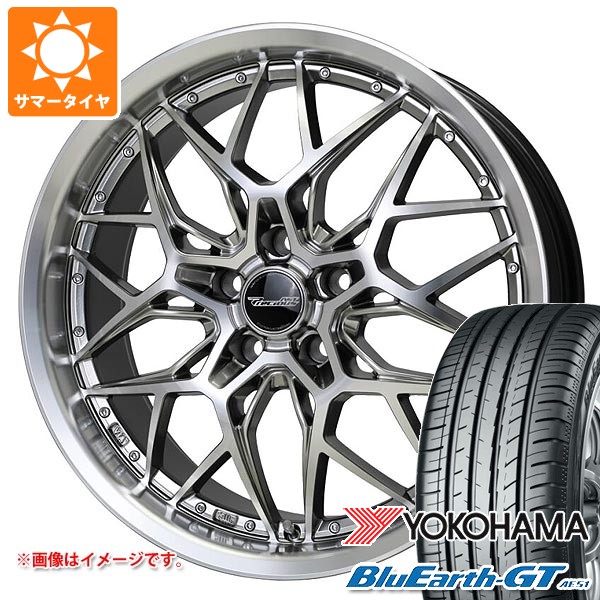 【タイヤ交換対象】サマータイヤ 235/45R18 94W ヨコハマ ブルーアースGT AE51 プレシャス アスト M5 8.0-18 タイヤホイール4本セット｜タイヤ１番 106,900円