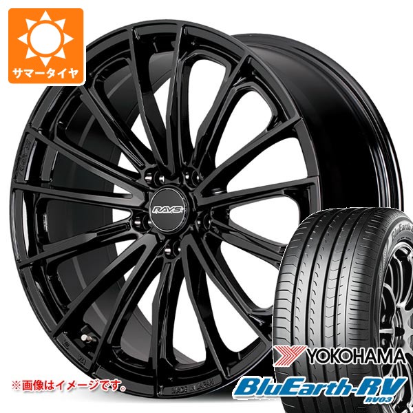 【タイヤ交換対象】レクサス LBX MAYH10系用 2026年製 サマータイヤ ヨコハマ ブルーアースRV RV03 225/55R18 98V レイズ RS ヴォウジェ SE 7.0-18 タイヤホイール4本セット|タイヤ1番