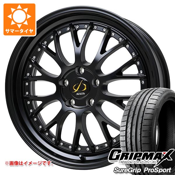 【タイヤ交換対象】トヨタ 40系アルファード用 サマータイヤ グリップマックス シュアグリップ プロスポーツ 245/40ZR21 100Y XL シュティッヒ メッシュ NR 8.5-21 タイヤホイール4本セット|タイヤ1番