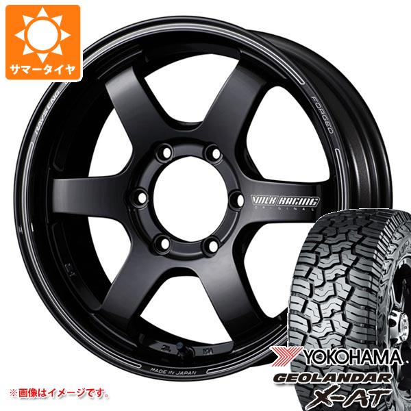 【タイヤ交換対象】ランドクルーザー プラド 150系用 サマータイヤ ヨコハマ ジオランダー X-AT G016 265/65R18 114T ブラックレター レイズ ボルクレーシング TE37SB 8.5-18 タイヤホイール4本セット｜タイヤ１番