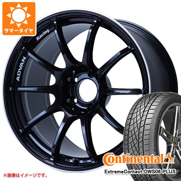 【タイヤ交換対象】サマータイヤ 245/50R18 100W コンチネンタル エクストリームコンタクト DWS06 プラス アドバンレーシング RS3 8.5-18 タイヤホイール4本セット 143,250円