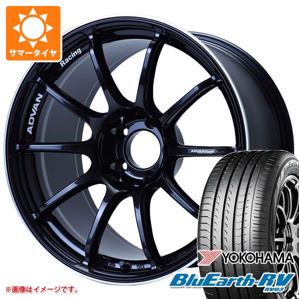 【タイヤ交換対象】サマータイヤ 235/50R18 101V XL ヨコハマ ブルーアースRV RV03 アドバンレーシング RS3 8.0-18 タイヤホイール4本セット|タイヤ1番