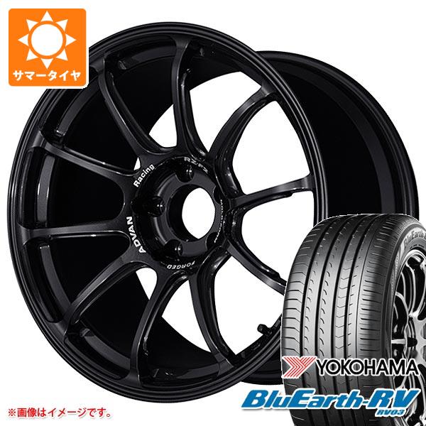 【タイヤ交換対象】2026年製 サマータイヤ 225/55R18 98V ヨコハマ ブルーアースRV RV03 アドバンレーシング RZ-F2 8.0-18 タイヤホイール4本セット