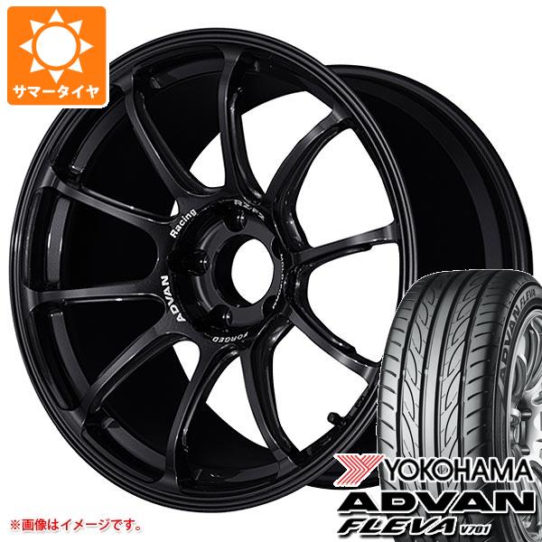 【タイヤ交換対象】サマータイヤ 235/55R18 100V ヨコハマ アドバン フレバ V701 アドバンレーシング RZ-F2 7.5-18 タイヤホイール4本セット