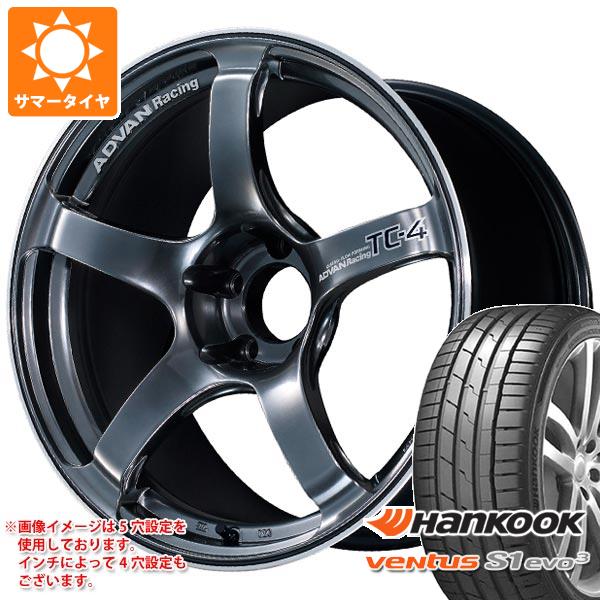 【タイヤ交換対象】サマータイヤ 235/50R18 (101Y) XL ハンコック ベンタス S1 エボ3 K127 アドバンレーシング TC-4 7.5-18 タイヤホイール4本セット 115,450円
