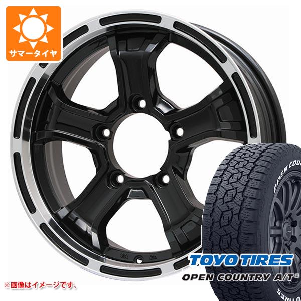 【タイヤ交換対象】5本セット スズキ ジムニーノマド JC74W用 サマータイヤ トーヨー オープンカントリー A/T3 195/80R15 107/105N LT ホワイトレター B マッド K 5.5-15 タイヤホイール5本セット