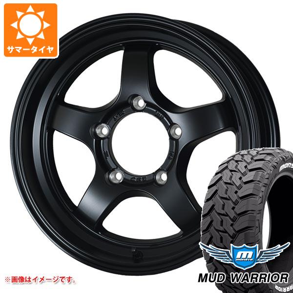 【タイヤ交換対象】ジムニーシエラ JB74W用 サマータイヤ モンスタ マッドウォーリアー LT235/70R16 104/101Q ホワイトレター ドゥオール CST ゼロワンハイパー S 6.0-16 タイヤホイール4本セット｜タイヤ１番