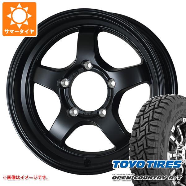 【タイヤ交換対象】5本セット ジムニーシエラ JB74W用 サマータイヤ トーヨー オープンカントリー R/T 235/70R16 106Q ホワイトレター ドゥオール CST ゼロワンハイパー S 6.0-16 タイヤホイール5本セット