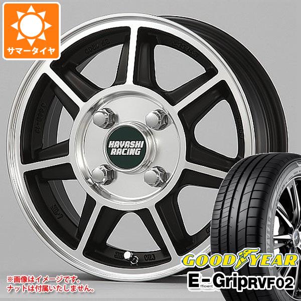 【タイヤ交換対象】サマータイヤ 165/65R14 79H グッドイヤー エフィシエントグリップ RVF02 ハヤシレーシング ハヤシストリート SF 5.0-14 タイヤホイール4本セット|タイヤ1番