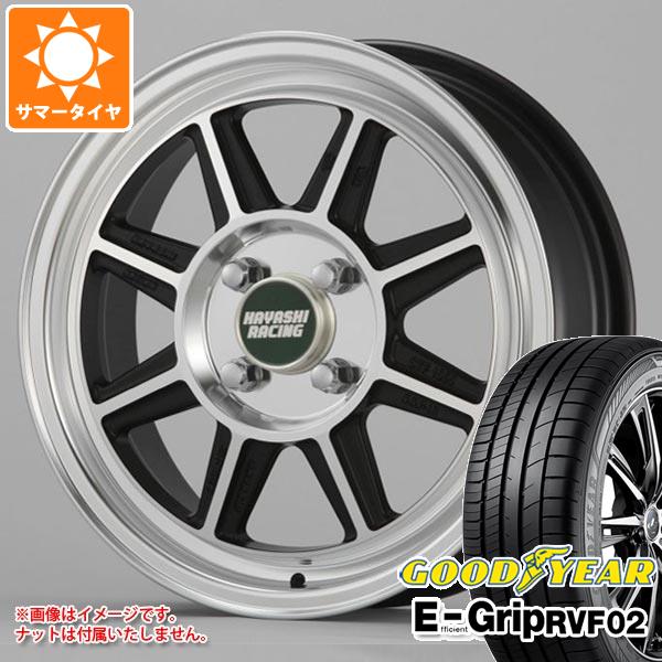 【タイヤ交換対象】サマータイヤ 185/60R15 84H グッドイヤー エフィシエントグリップ RVF02 ハヤシレーシング ハヤシストリート STF 5.5-15 タイヤホイール4本セット|タイヤ1番