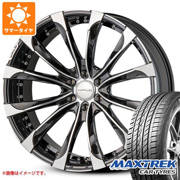 【タイヤ交換対象】ランドクルーザー プラド 150系用 サマータイヤ マックストレック フォルティス T5 265/40R22 106V XL ヴァルド ジャレット J11-C 1/6 9.5-22 タイヤホイール4本セット