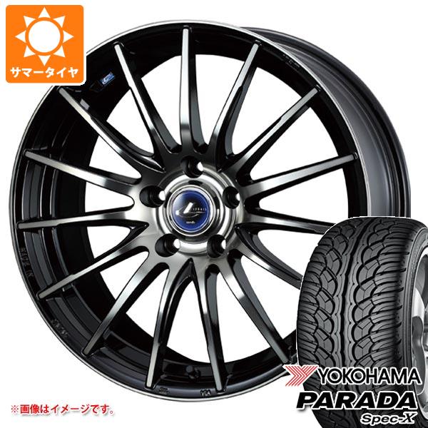 【タイヤ交換対象】サマータイヤ 235/60R18 103V ヨコハマ パラダ スペック-X PA02 レオニス ナヴィア 05 8.0-18 タイヤホイール4本セット｜タイヤ１番