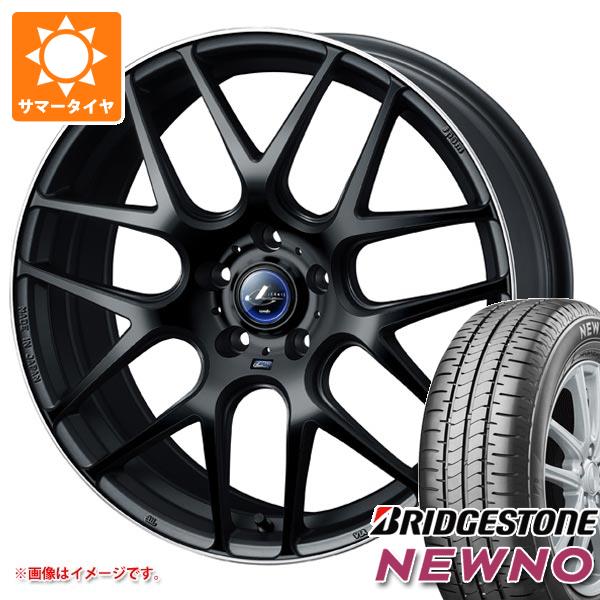 【タイヤ交換対象】サマータイヤ 195/45R16 84V XL ブリヂストン ニューノ レオニス ナヴィア 06 6.0-16 タイヤホイール4本セット