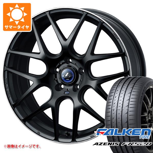 【タイヤ交換対象】サマータイヤ 245/35R19 93Y XL ファルケン アゼニス FK520L レオニス ナヴィア 06 8.0-19 タイヤホイール4本セット