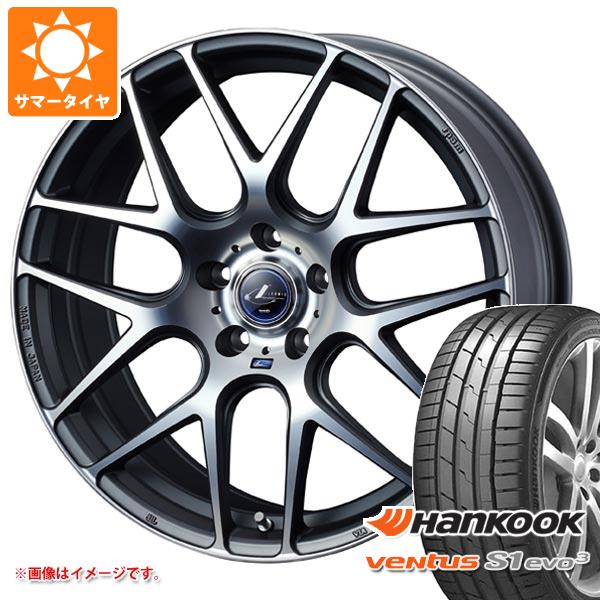 【タイヤ交換対象】サマータイヤ 235/45R18 98Y XL ハンコック ベンタス S1 エボ3 K127 レオニス ナヴィア 06 8.0-18 タイヤホイール4本セット