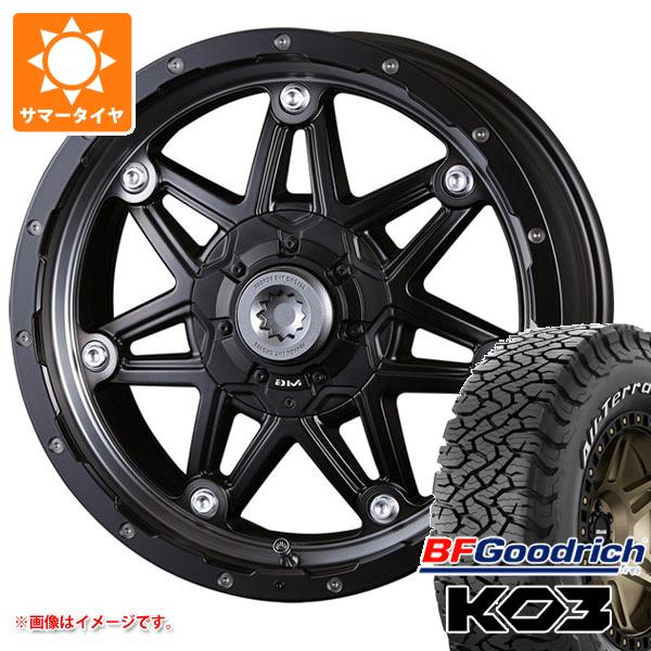 【タイヤ交換対象】5本セット FJクルーザー 10系用 サマータイヤ BFグッドリッチ オールテレーンT/A KO3 LT265/70R17 118/115S ホワイトレター クリムソン MG ライカン 8.0-17 タイヤホイール5本セット