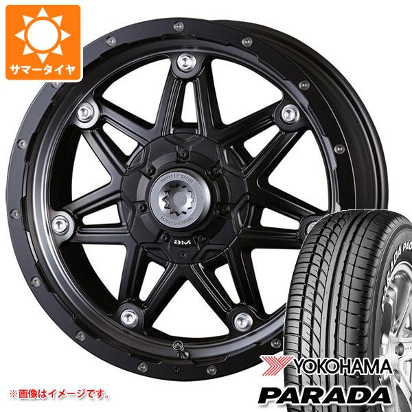 【タイヤ交換対象】ハイエース 200系用 サマータイヤ ヨコハマ パラダ PA03 225/50R18C 107/105H ブラックレター クリムソン MG ライカン 8.0-18 タイヤホイール4本セット