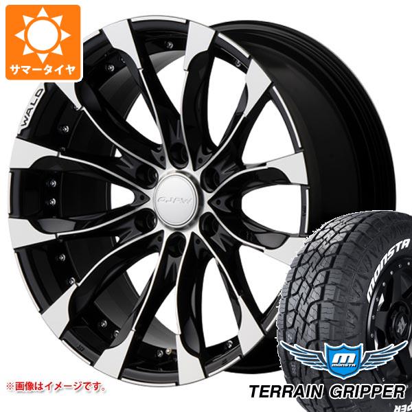 【タイヤ交換対象】ランドクルーザー プラド 150系用 サマータイヤ モンスタ テレーングリッパー LT275/55R20 120/117Q ホワイトレター ヴァルド ジャレット J11-C 9.5-20 タイヤホイール4本セット|タイヤ1番