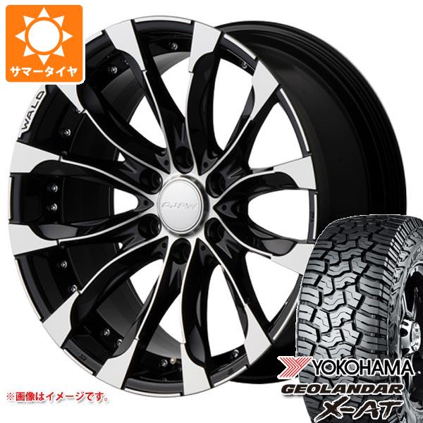 【タイヤ交換対象】ランドクルーザー プラド 150系用 サマータイヤ ヨコハマ ジオランダー X-AT G016 275/55R20 117T XL ブラックレター ヴァルド ジャレット J11-C 9.5-20 タイヤホイール4本セット|タイヤ1番