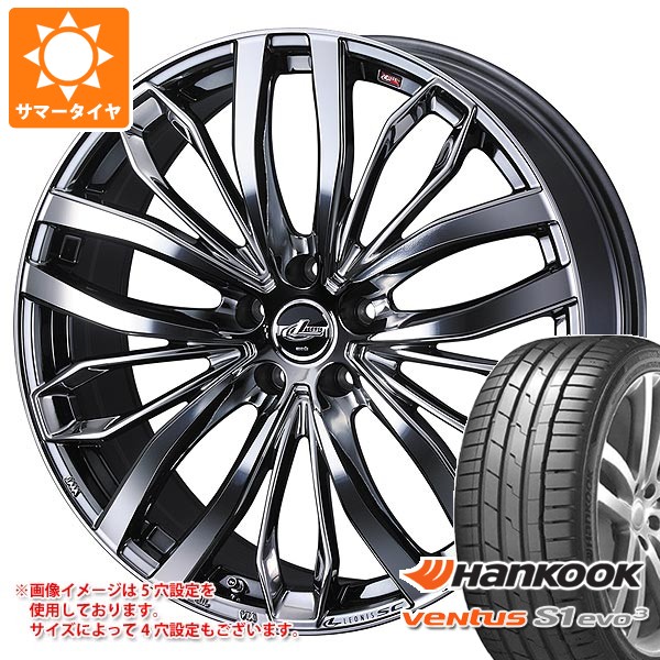 【タイヤ交換対象】2026年製 サマータイヤ 225/45R19 96Y XL ハンコック ベンタス S1 エボ3 K127 レオニス SC 8.0-19 タイヤホイール4本セット