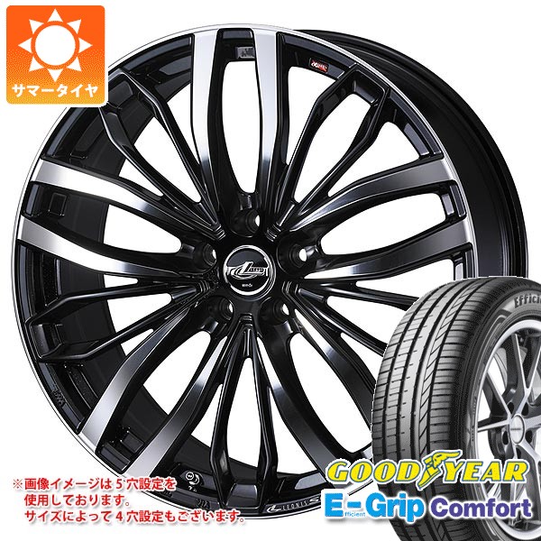 【タイヤ交換対象】サマータイヤ 235/50R18 101W XL グッドイヤー エフィシエントグリップコンフォート レオニス SC 8.0-18 タイヤホイール4本セット｜タイヤ１番