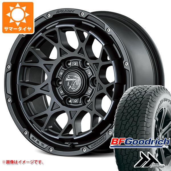 【タイヤ交換対象】ハイラックスサーフ215系用 サマータイヤ BFグッドリッチ トレールテレーンT/A 265/65R17 112T アウトラインホワイトレター ヴァルケン ローツェ 8.0-17 タイヤホイール4本セット