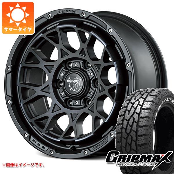【タイヤ交換対象】ハイエース 200系用 サマータイヤ グリップマックス マッドレイジ R/T MAX LT215/70R16 100/97R ホワイトレター ヴァルケン ローツェ 6.5-16 タイヤホイール4本セット|タイヤ1番