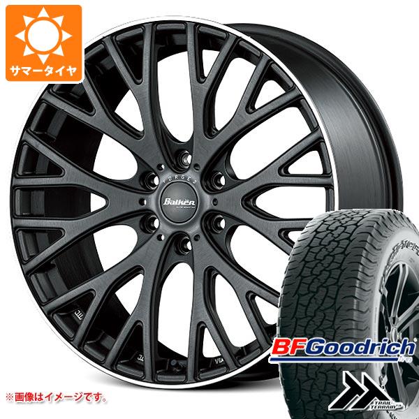 【タイヤ交換対象】ランドクルーザー300用 サマータイヤ BFグッドリッチ トレールテレーンT/A 285/45R22 114H XL ブラックレター ヴァルケン LSM フォージド R 9.0-22 タイヤホイール4本セット