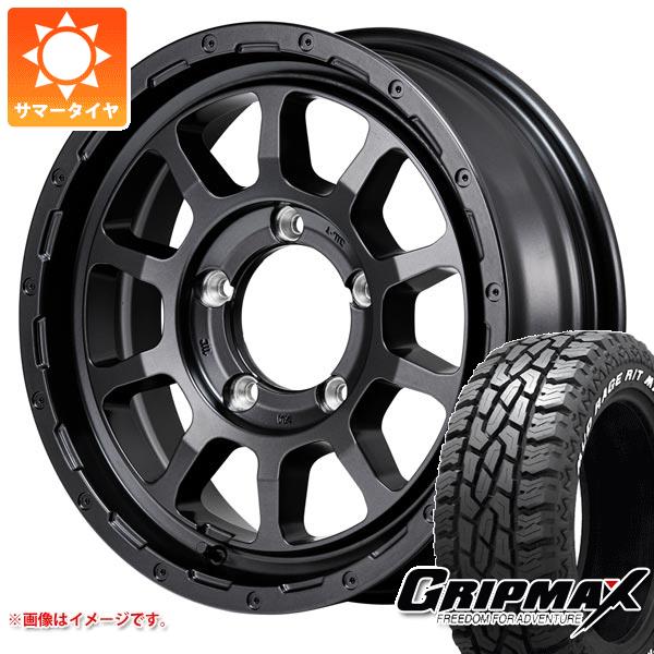 【タイヤ交換対象】スズキ ジムニーノマド JC74W用 サマータイヤ グリップマックス マッドレイジ R/T MAX LT215/70R16 100/97R ホワイトレター ナイトロパワー M10 パーシング バレルブラックエディション 6.0-16 タイヤホイール4本セット|タイヤ1番