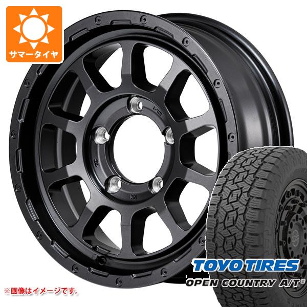 【タイヤ交換対象】5本セット ジムニー JB64W用 サマータイヤ トーヨー オープンカントリー A/T3 215/70R16 100T ブラックレター ナイトロパワー M10 パーシング バレルブラックエディション 5.5-16 タイヤホイール5本セット|タイヤ1番