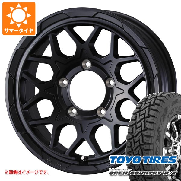 【タイヤ交換対象】5本セット スズキ ジムニーノマド JC74W用 サマータイヤ トーヨー オープンカントリー R/T 235/70R16 106Q ホワイトレター スタットベルク2 6.0-16 タイヤホイール5本セット