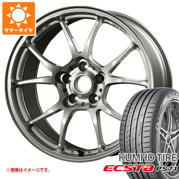 【タイヤ交換対象】サマータイヤ 215/50R17 95W XL クムホ エクスタ PS71 TWS モータースポーツ T66-F 7.5-17 タイヤホイール4本セット