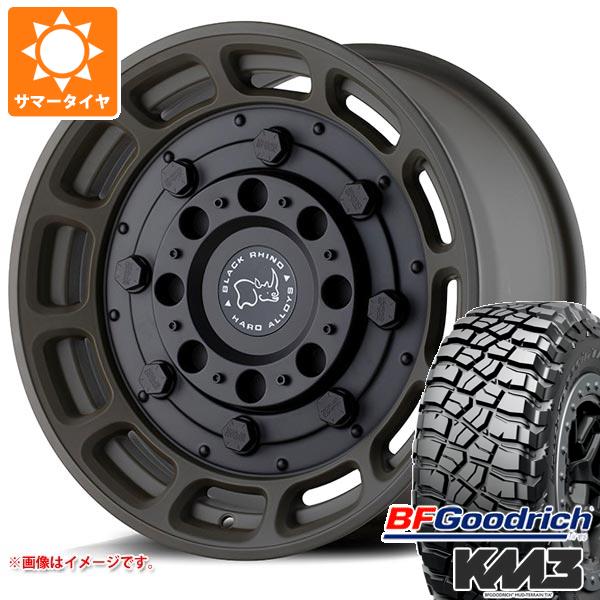 【タイヤ交換対象】5本セット FJクルーザー 10系用 サマータイヤ BFグッドリッチ マッドテレーンT/A KM3 LT265/70R17 121/118Q ブラックライノ ウォートホッグ 8.5-17 タイヤホイール5本セット 226,688円