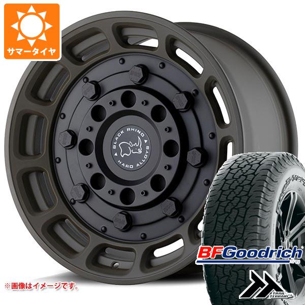 【タイヤ交換対象】ハイラックス 120系用 サマータイヤ BFグッドリッチ トレールテレーンT/A 265/65R17 112T アウトラインホワイトレター ブラックライノ ウォートホッグ 8.5-17 タイヤホイール4本セット
