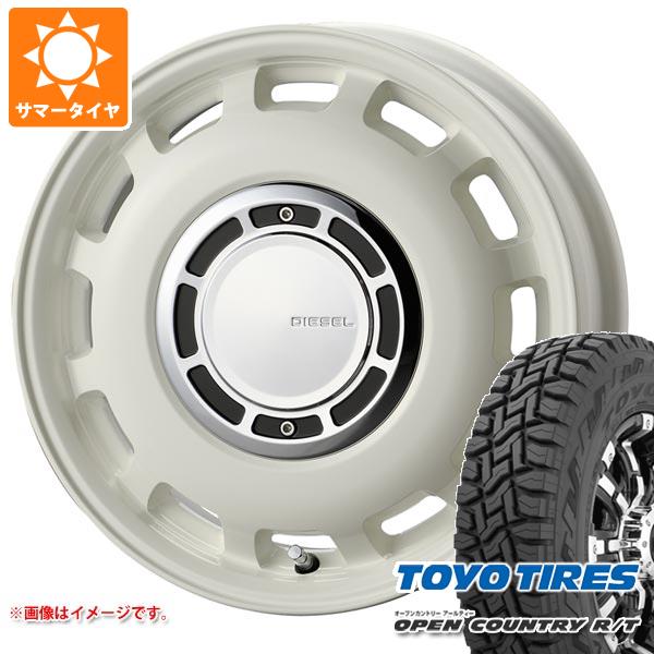 【タイヤ交換対象】サマータイヤ 145/80R12 80/78N LT トーヨー オープンカントリー R/T ブラックレター (145R12 6PR相当) コスミック クロスブラッド ディーゼル 4.0-12 タイヤホイール4本セット