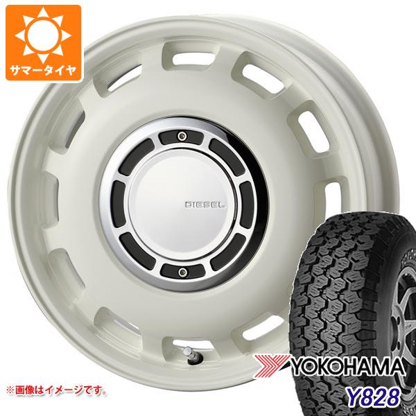 【タイヤ交換対象】サマータイヤ 175R14 6PR ヨコハマ Y828A コスミック クロスブラッド ディーゼル 4.5-14 タイヤホイール4本セット