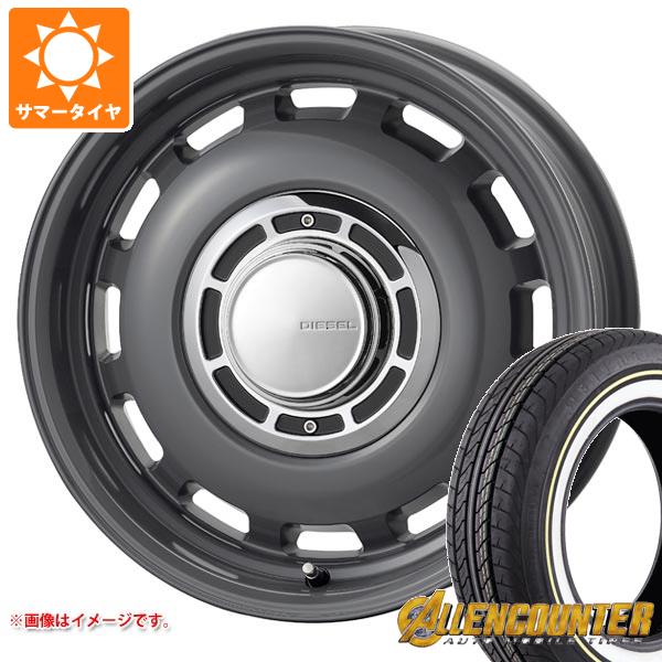 【タイヤ交換対象】ハイエース 200系用 サマータイヤ オーレンカウンター クラシックオーバル 215/65R16C 109/107T ホワイト/イエローリボン コスミック クロスブラッド ディーゼル 6.5-16 タイヤホイール4本セット|タイヤ1番