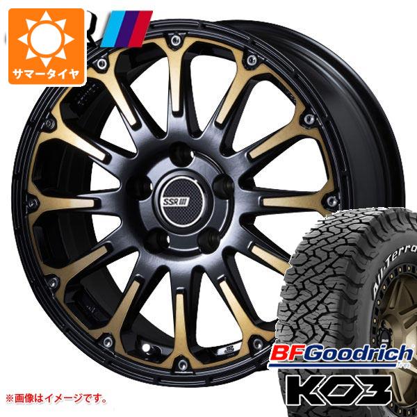 【タイヤ交換対象】ニッサン T31エクストレイル用 サマータイヤ BFグッドリッチ オールテレーンT/A KO3 LT215/65R16 103/100S ブラックレター SSR ディバイド FT 7.0-16 タイヤホイール4本セット