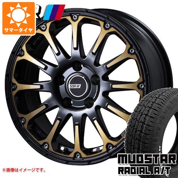 【タイヤ交換対象】T31エクストレイル用 サマータイヤ マッドスター ラジアル A/T 215/65R16C 109/107L ホワイトレター SSR ディバイド FT 7.0-16 タイヤホイール4本セット｜タイヤ１番