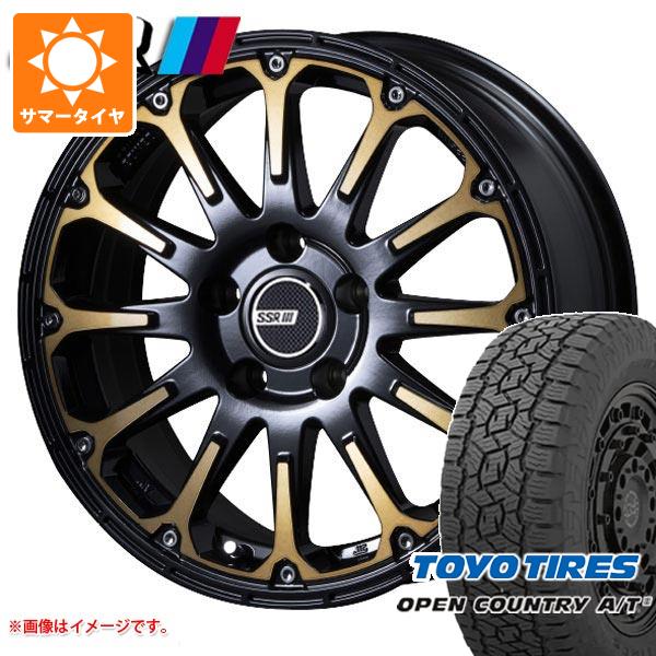 【タイヤ交換対象】サマータイヤ 235/70R16 106T トーヨー オープンカントリー A/T3 ブラックレター SSR ディバイド FT 7.0-16 タイヤホイール4本セット
