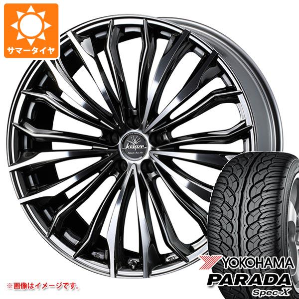 【タイヤ交換対象】サマータイヤ 235/55R20 102V ヨコハマ パラダ スペック-X PA02 クレンツェ フェルゼン 358エボ 8.5-20 タイヤホイール4本セット 181,900円