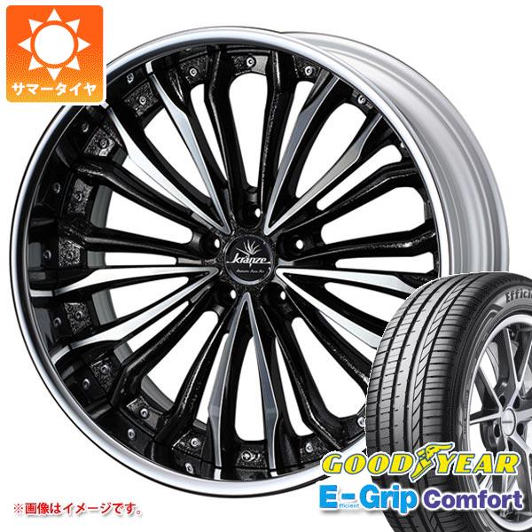 【タイヤ交換対象】サマータイヤ 245/40R20 99W XL グッドイヤー エフィシエントグリップコンフォート クレンツェ フェルゼン 8.5-20 タイヤホイール4本セット