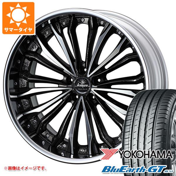 【タイヤ交換対象】サマータイヤ 225/40R19 93W XL ヨコハマ ブルーアースGT AE51 クレンツェ フェルゼン 8.0-19 タイヤホイール4本セット｜タイヤ１番