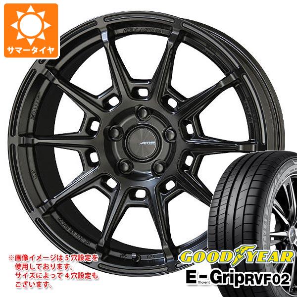【タイヤ交換対象】サマータイヤ 225/55R19 103W XL グッドイヤー エフィシエントグリップ RVF02 ガレルナ レフィーノ 8.0-19 タイヤホイール4本セット|タイヤ1番