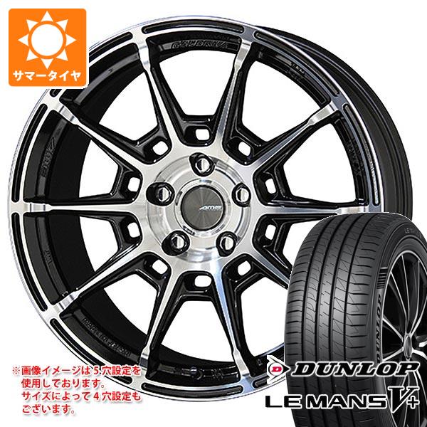 【タイヤ交換対象】サマータイヤ 215/50R17 95V XL ダンロップ ルマン5 LM5+ ガレルナ レフィーノ 7.0-17 タイヤホイール4本セット|タイヤ1番