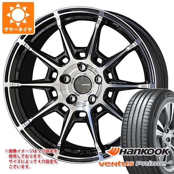 【タイヤ交換対象】サマータイヤ 215/50R17 95W XL ハンコック ベンタス プライム4 K135 ガレルナ レフィーノ 7.0-17 タイヤホイール4本セット