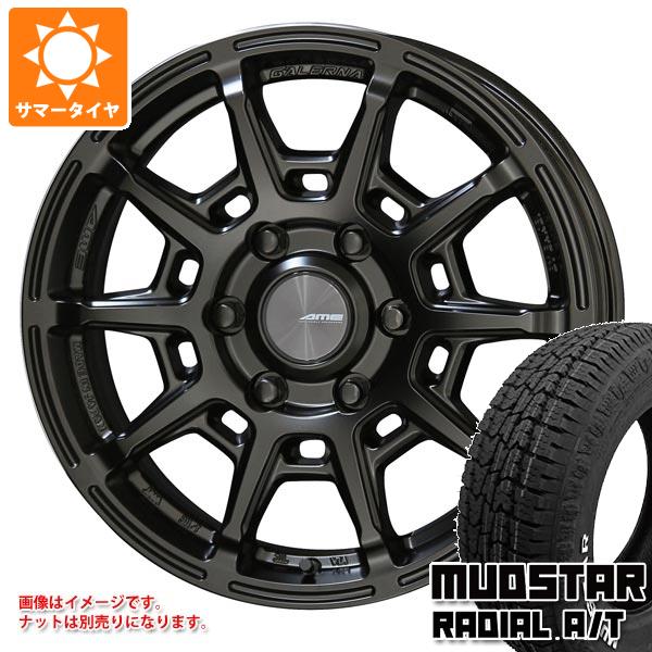【タイヤ交換対象】ハイエース 200系用 サマータイヤ マッドスター ラジアル A/T 215/65R16C 109/107L ホワイトレター ガレルナ レフィーノ 6.5-16 タイヤホイール4本セット｜タイヤ１番
