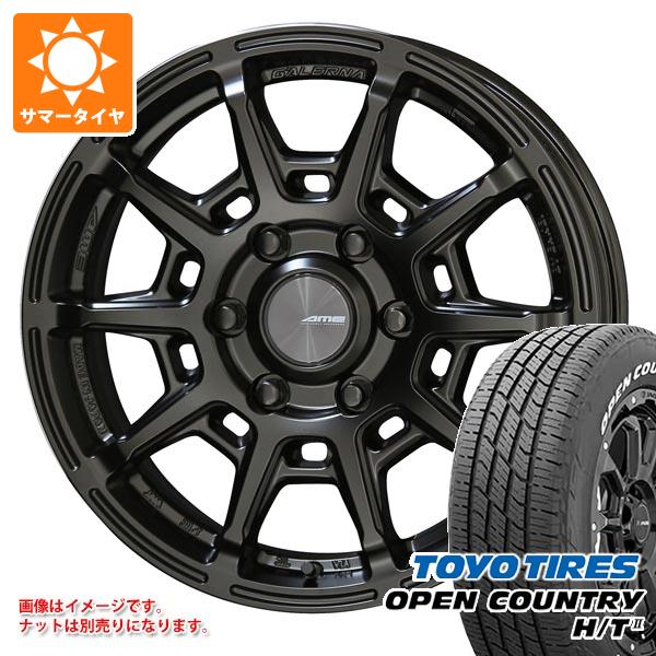 【タイヤ交換対象】トヨタ ハイエース 200系用 2026年製 サマータイヤ トーヨー オープンカントリー H/T2 215/70R16 100H ホワイトレター ガレルナ レフィーノ 6.5-16 タイヤホイール4本セット|タイヤ1番