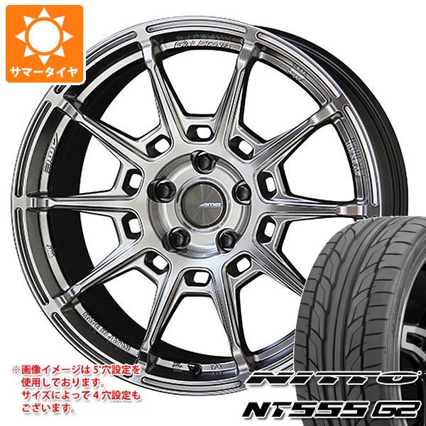 【タイヤ交換対象】サマータイヤ 235/50R18 101Y XL ニットー NT555 G2 ガレルナ レフィーノ 8.0-18 タイヤホイール4本セット